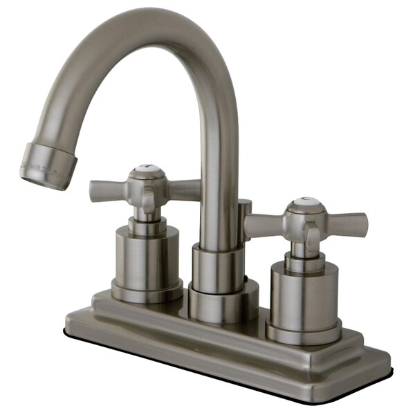 KS8668ZX Millennium 4" Centerset Bathroom Faucet W/ Brass Pop-Up, Nickl